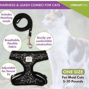 Vibrant Life Flex Knit Cat Harness, Comfortable Fit, Attractive Style, Matching